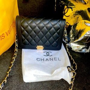 Black Chanel bag